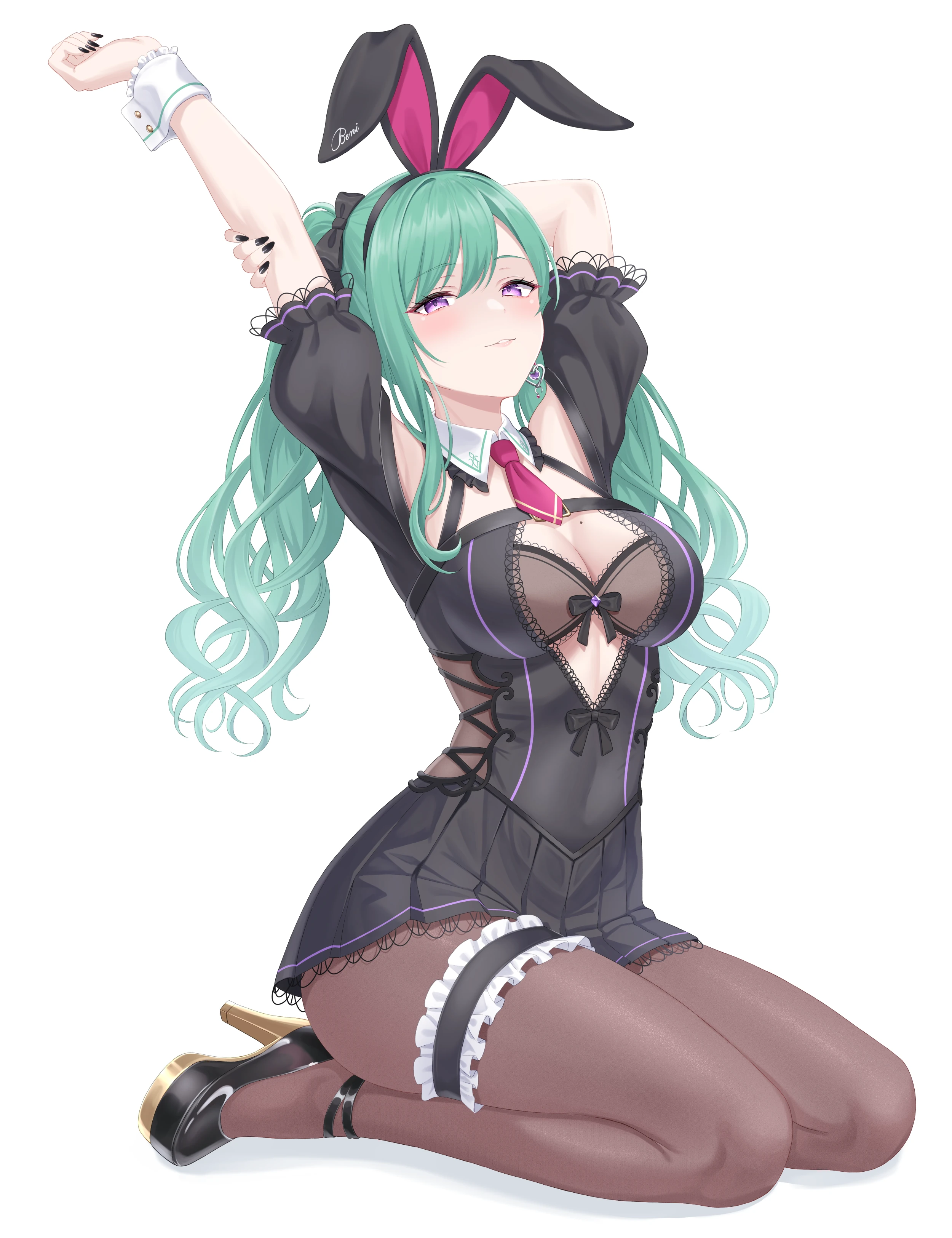 伸びーっ